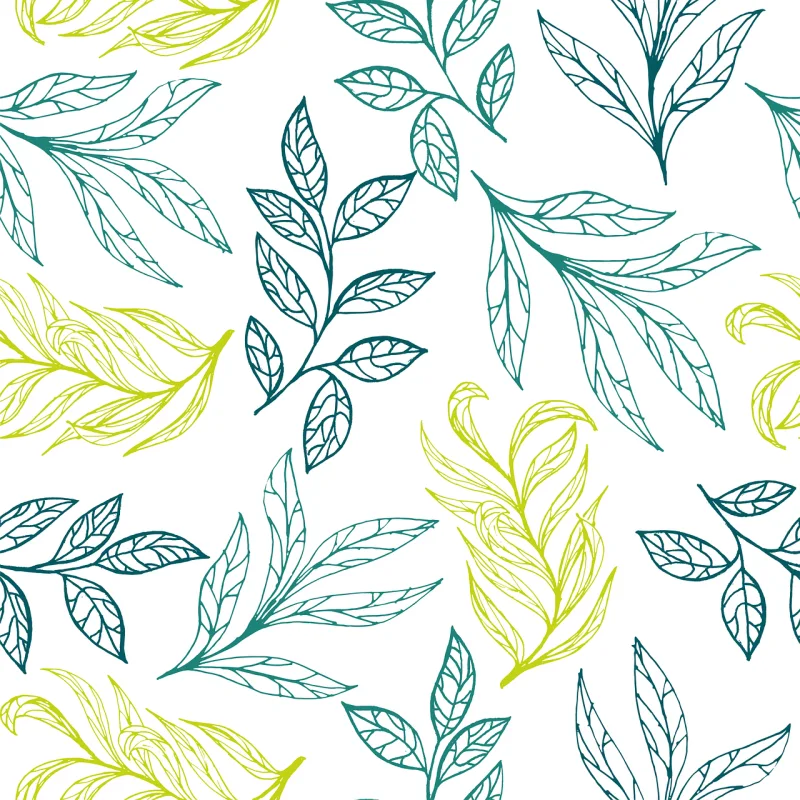 Leaves Foliage Pattern Stickdatei – Natur