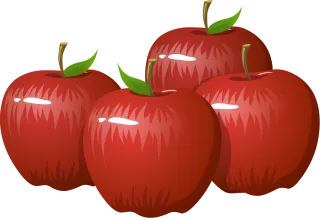 Apples Fruit Food Stickdatei