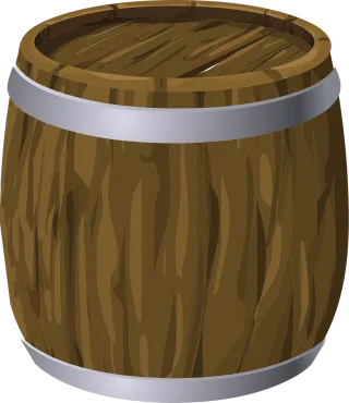 Barrel Keg Wood Stickdatei