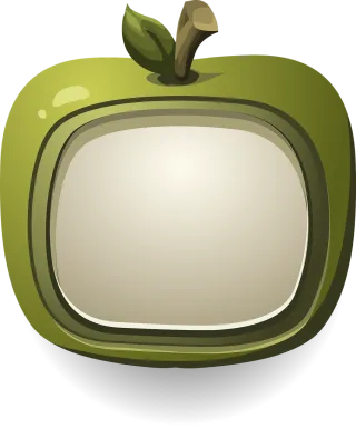 Apple Television Tv Stickdatei – Essen & Trinken