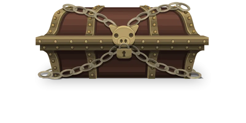 Treasure chest Box Treasure Stickdatei – Kinder