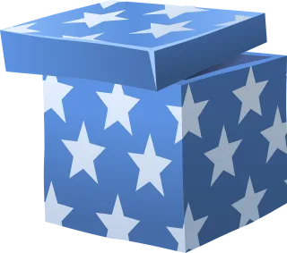 Gifts Blue Wrapped Stickdatei