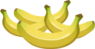 Bananas Fruit Food Stickdatei