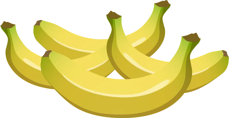 Bananas Fruit Food Stickdatei – Essen & Trinken