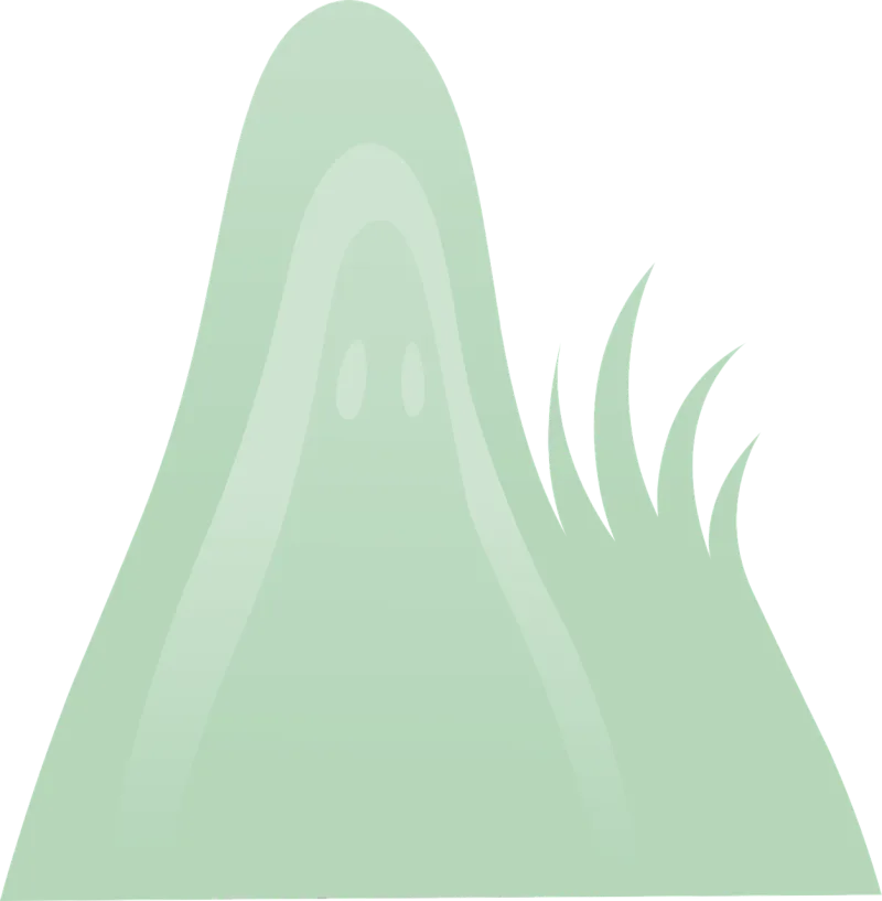 Hill Hilltop Green Stickdatei – Natur