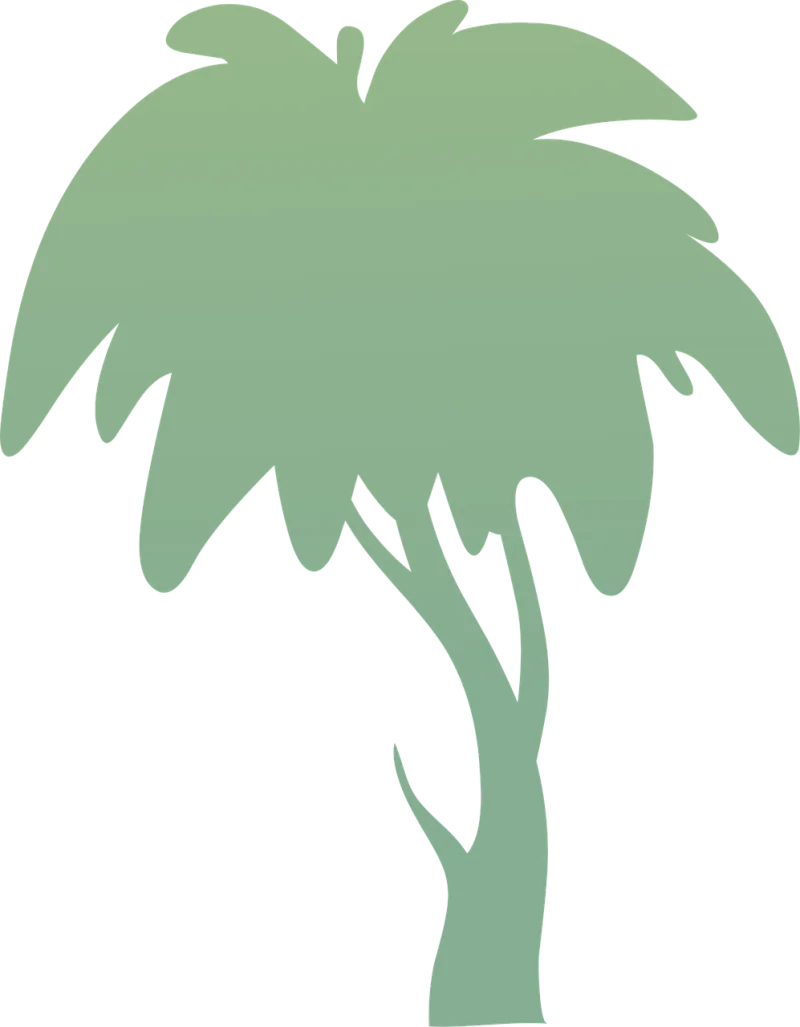 Trees Green Silhouette Stickdatei – Natur