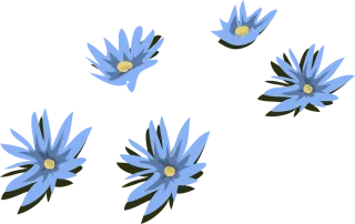 Water lily Flower background Nature Stickdatei