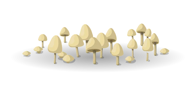 Mushrooms Vegetable Food Stickdatei – Natur