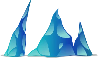 Iceberg Icebergs Ice Stickdatei