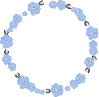 Flowers Frame Bouquet Stickdatei