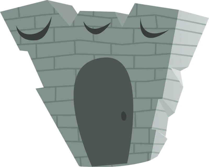 Door Doorway Shut Stickdatei – Kinder