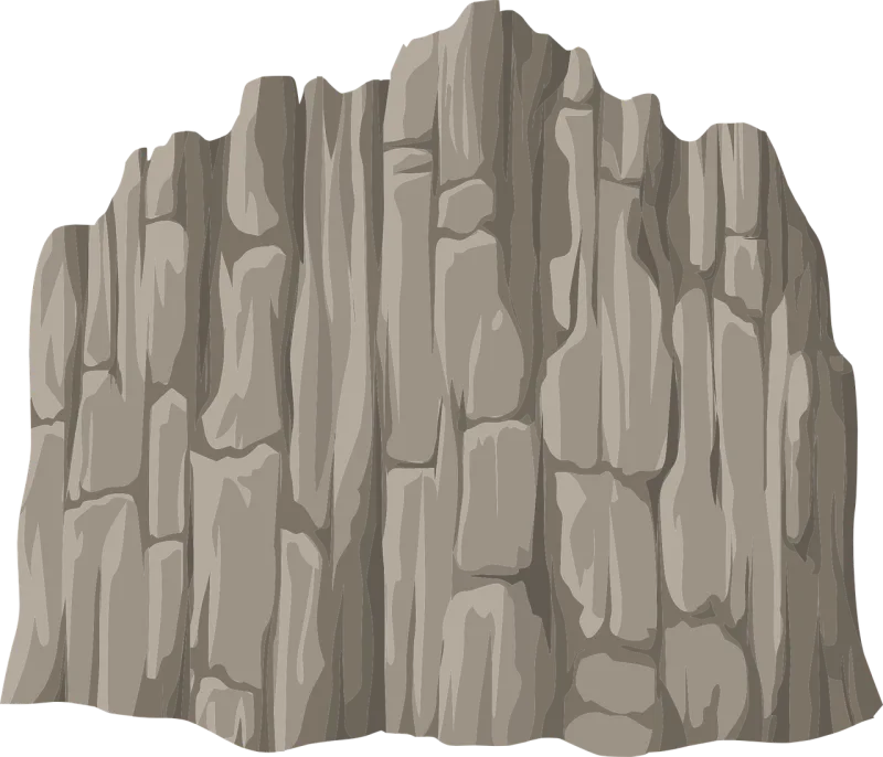 Rock Jagged Gray Stickdatei – Natur