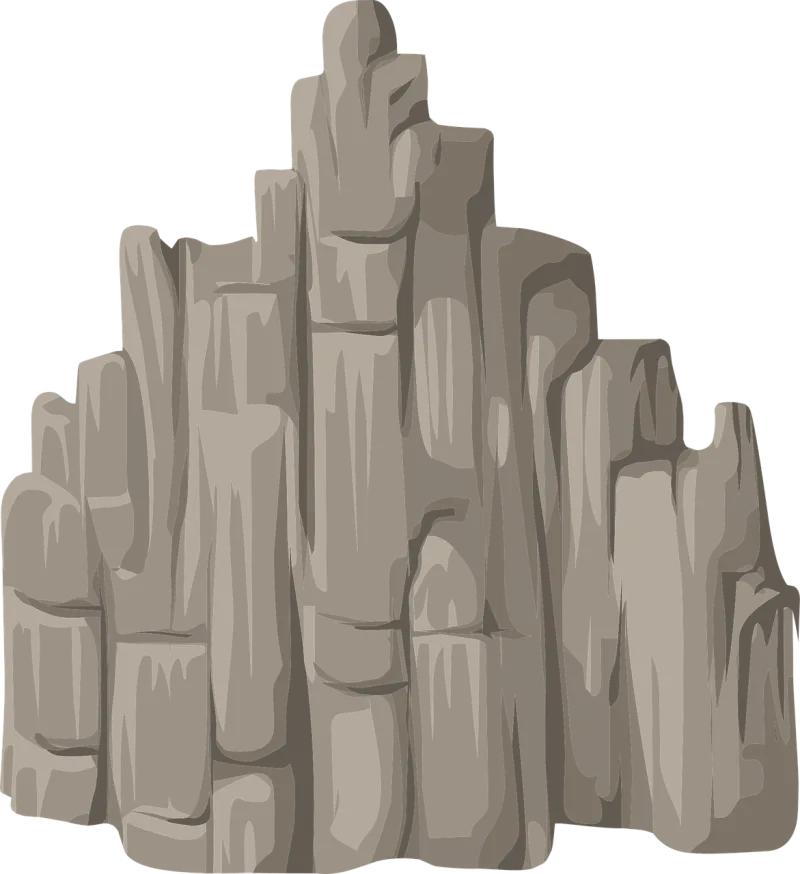 Rock Terrain Jagged Stickdatei – Natur