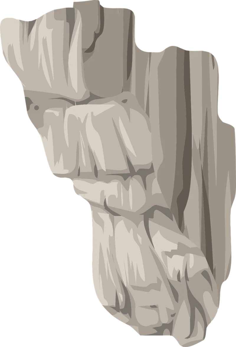 Rock Jagged Grey Stickdatei – Natur