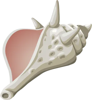 Conch Nature Shell Stickdatei – Essen & Trinken