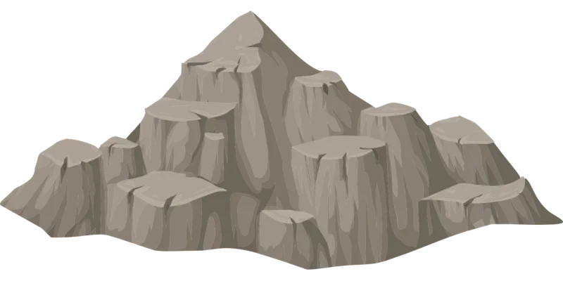 Mountain Hill View Stickdatei – Natur