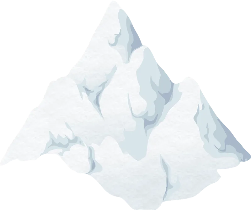 Hill Mountain Snow Stickdatei – Natur