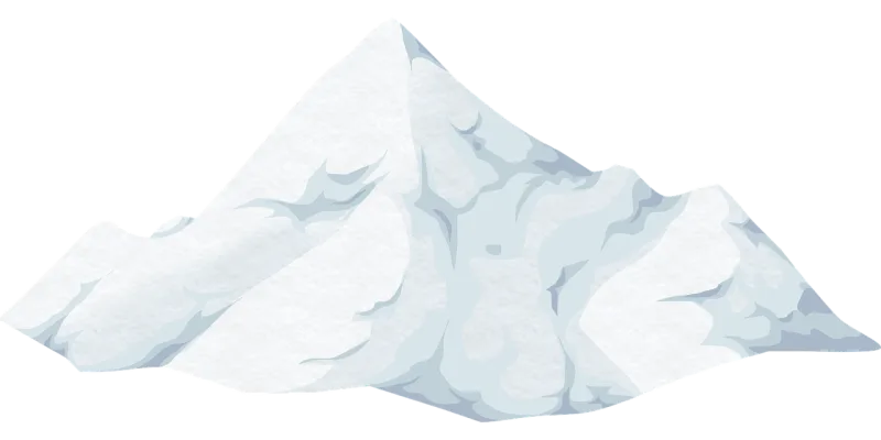 Hill Mountain Snow Stickdatei – Natur