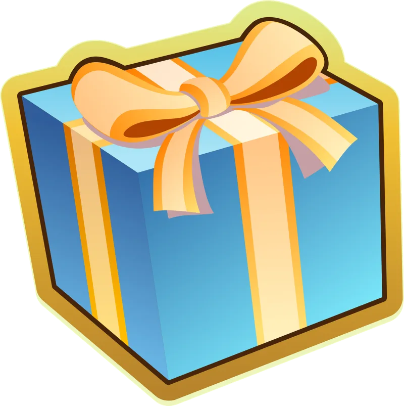 Gift Present Wrapped Stickdatei – Herzen & Liebe