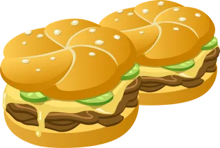 Burgers Fast food Food Stickdatei