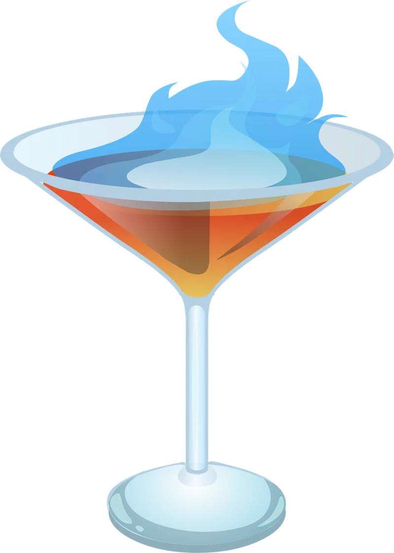 Flaming sambuca Flame Sambuca Stickdatei – Essen & Trinken