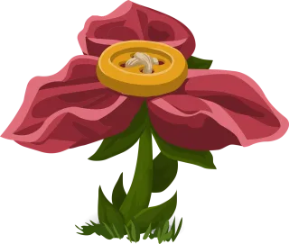 Flower Petals Button Stickdatei – Blumen