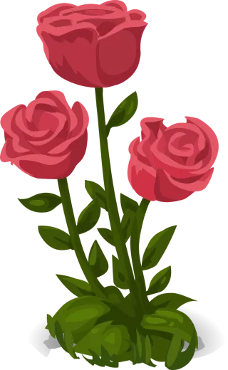 Roses Pink Flower background Stickdatei
