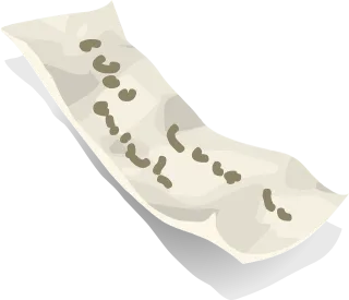 Receipt Note Paper Stickdatei – Musik