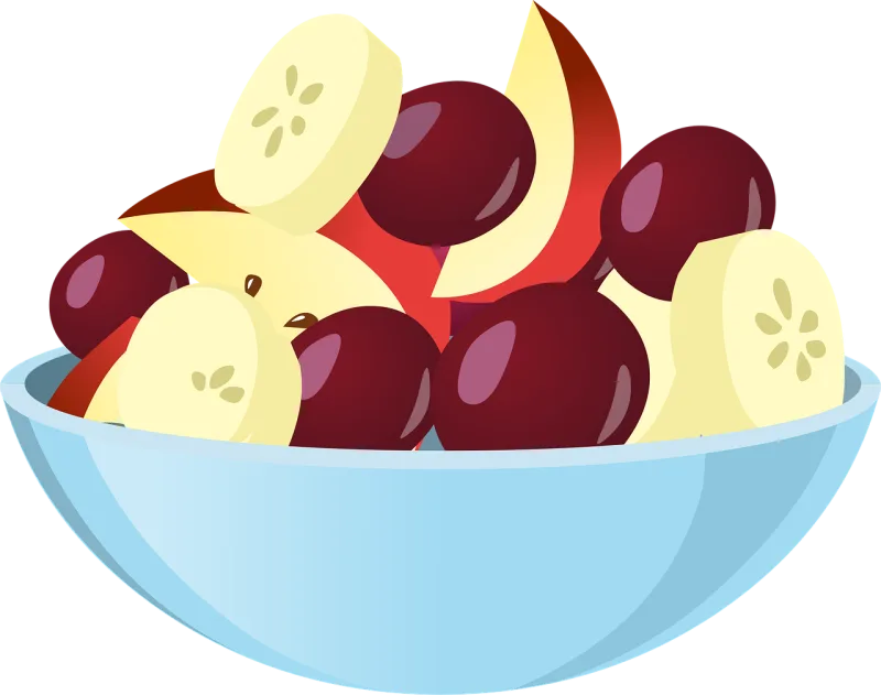 Fruit Bowl Banana Stickdatei – Essen & Trinken