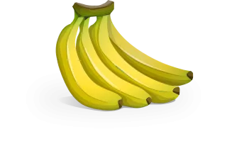 Bananas Fruit Food Stickdatei