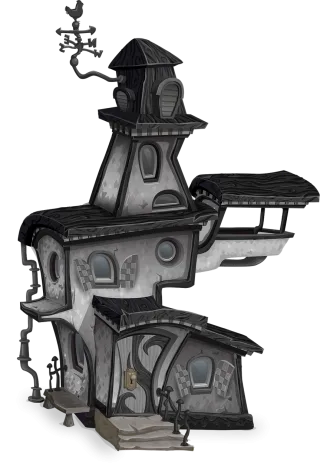 Haunted house Halloween Mansion Stickdatei