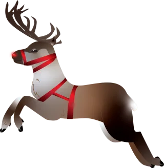 Reindeer Caribou Rudolph Stickdatei – Tiere