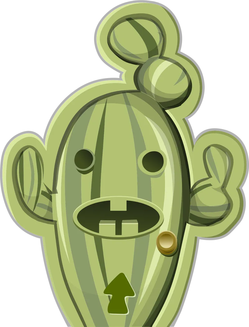 Plant Cactus Green Stickdatei – Natur