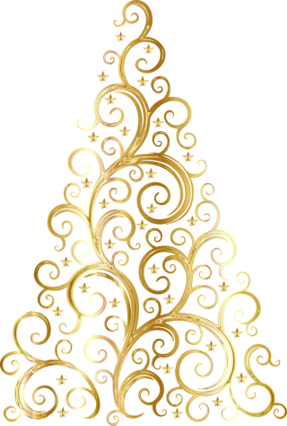 Tree Christmas tree Silhouette Stickdatei