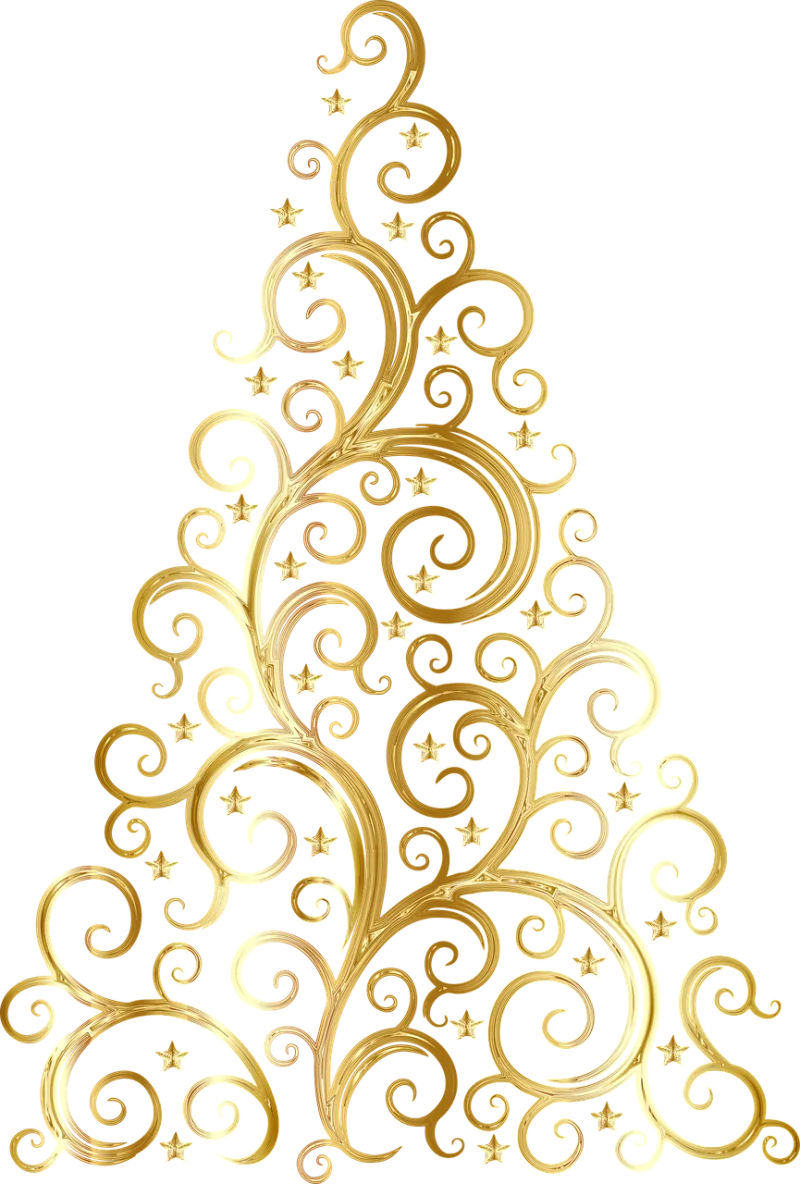 Tree Christmas tree Silhouette Stickdatei – Natur
