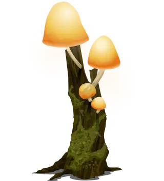 Trees Woods Mushrooms Stickdatei – Natur