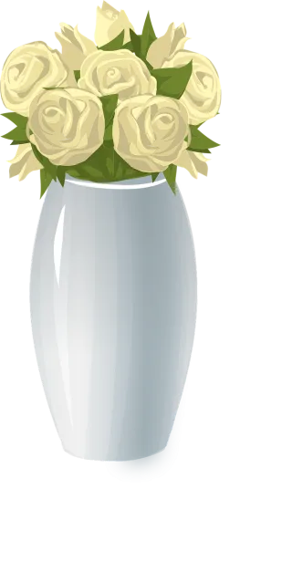 Roses Vase Flowers Stickdatei
