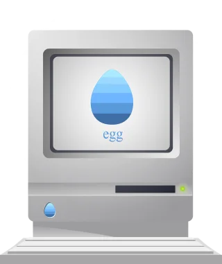 Computer Retro Technology Stickdatei – Essen & Trinken