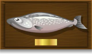 Fish Plaque Decorative Stickdatei