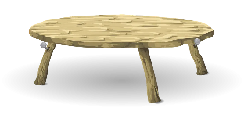 Table Round Furniture Stickdatei – Essen & Trinken