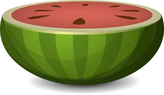 Watermelon Melon Fruit Stickdatei
