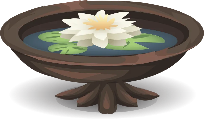 Water lily Flower background Beautiful flowers Stickdatei – Blumen