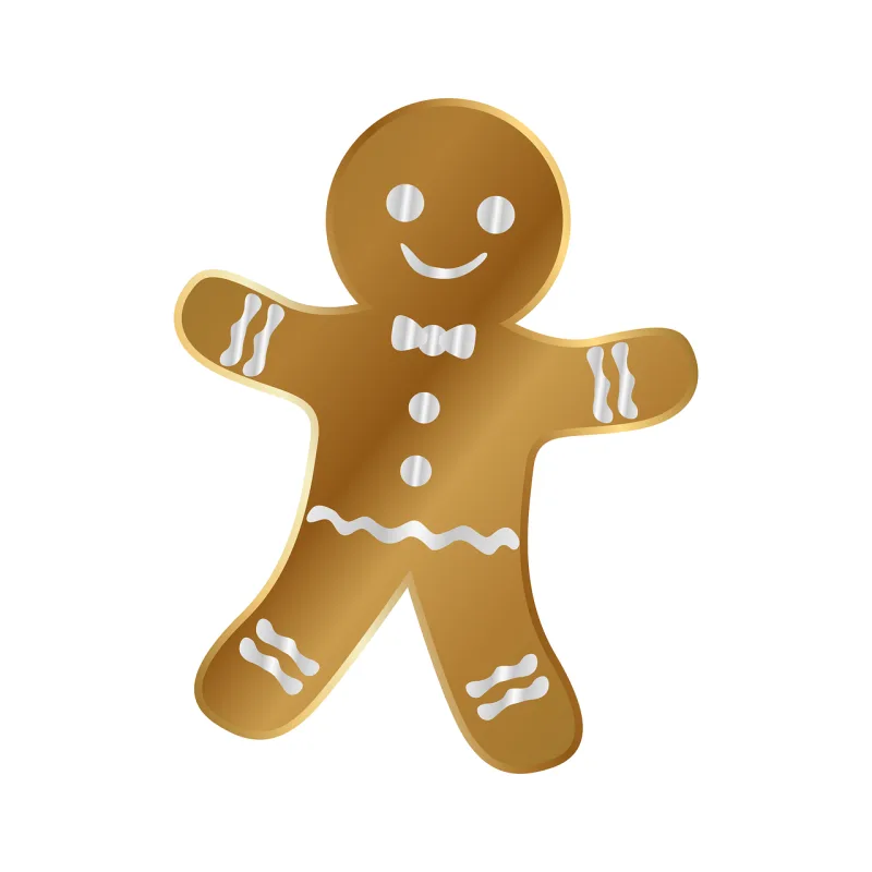Christmas Gingerbread man Decoration Stickdatei – Essen & Trinken