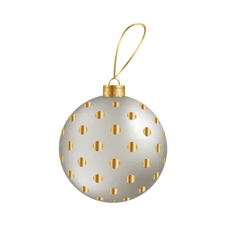 Christmas Bauble Decoration Stickdatei
