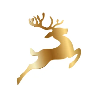 Reindeer Christmas Decoration Stickdatei