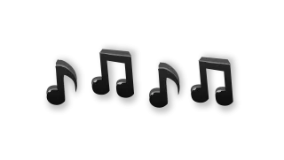Music notes Song Melody Stickdatei – Musik