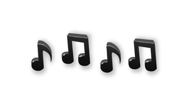 Music notes Song Melody Stickdatei – Musik