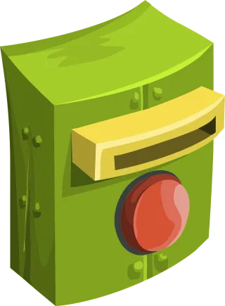 Box Green Yellow Stickdatei
