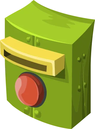 Box Green Yellow Stickdatei