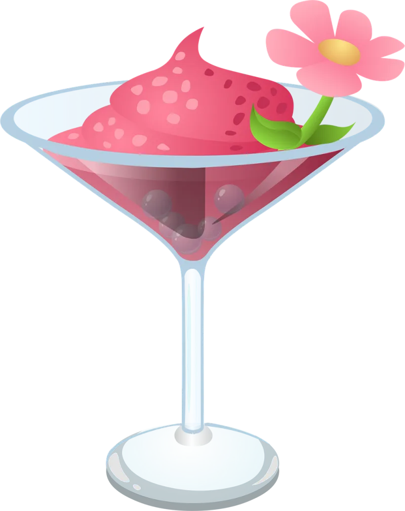 Pink Desserts Nature Stickdatei – Kinder